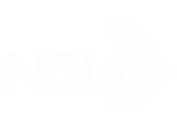 white ngi4 xpress courier logo